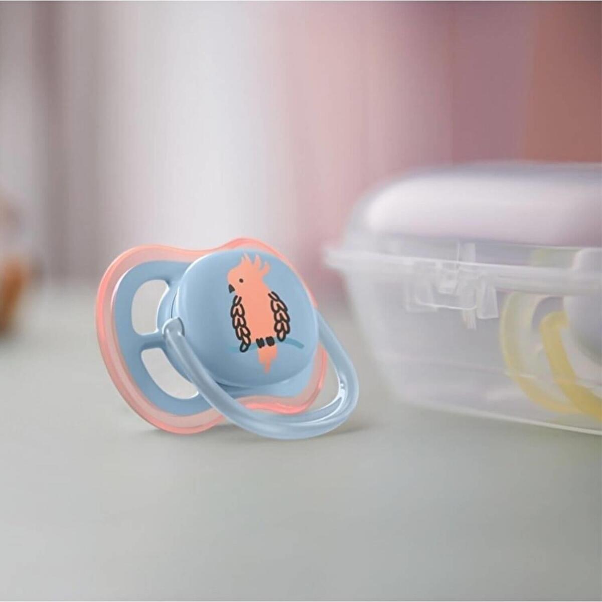 Philips Avent SCF085/12 Ultra Air Silikon Emzik 2li 0-6 Ay Erkek