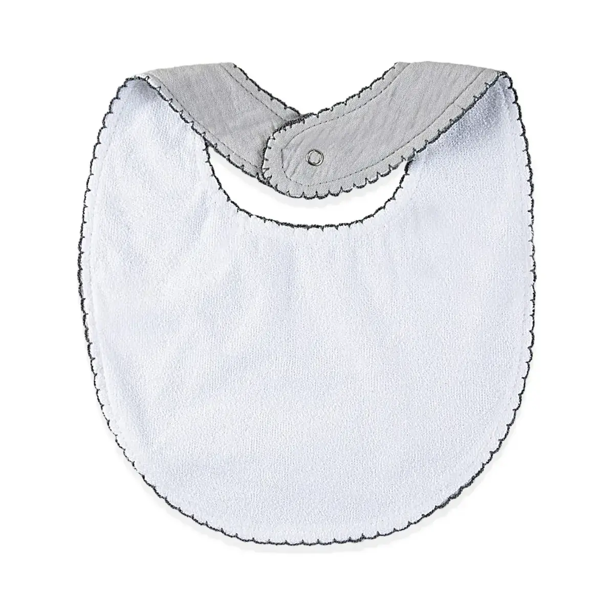 Babyjem Bürümcük Müslin Önlük Gri