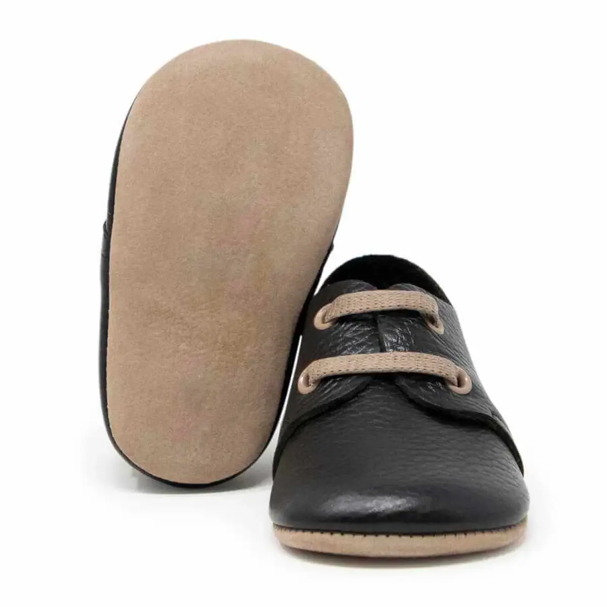 Ella Bonna Bebek Ayakkabısı Hakiki Deri Oxford Siyah