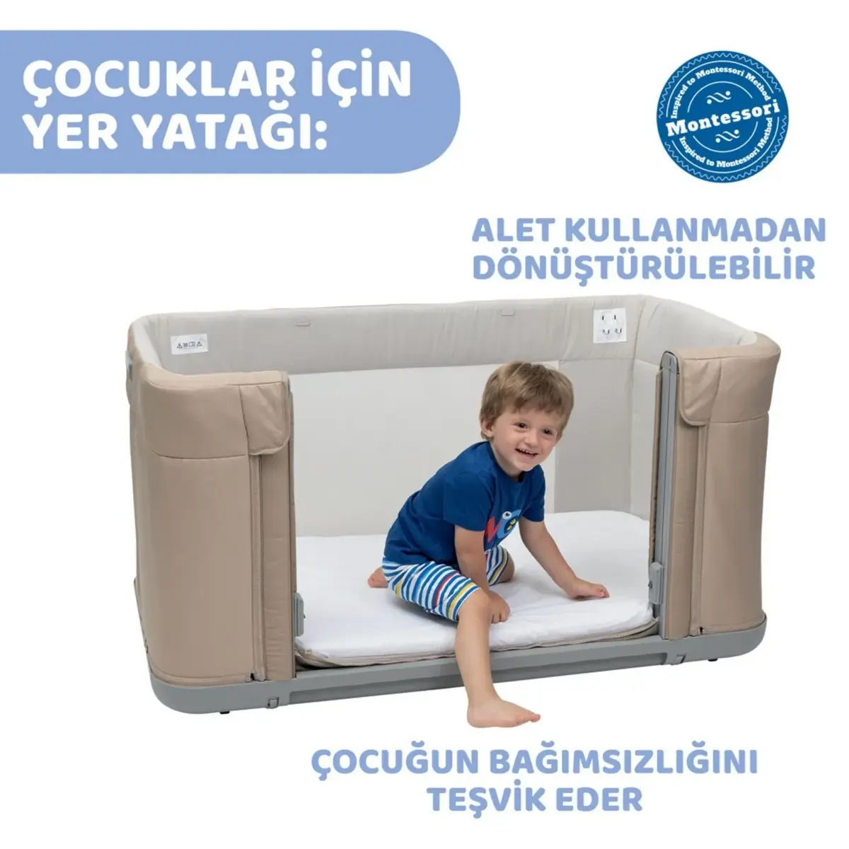 Chicco Next2Me Forever Anne Yanı Beşik Honey Beige