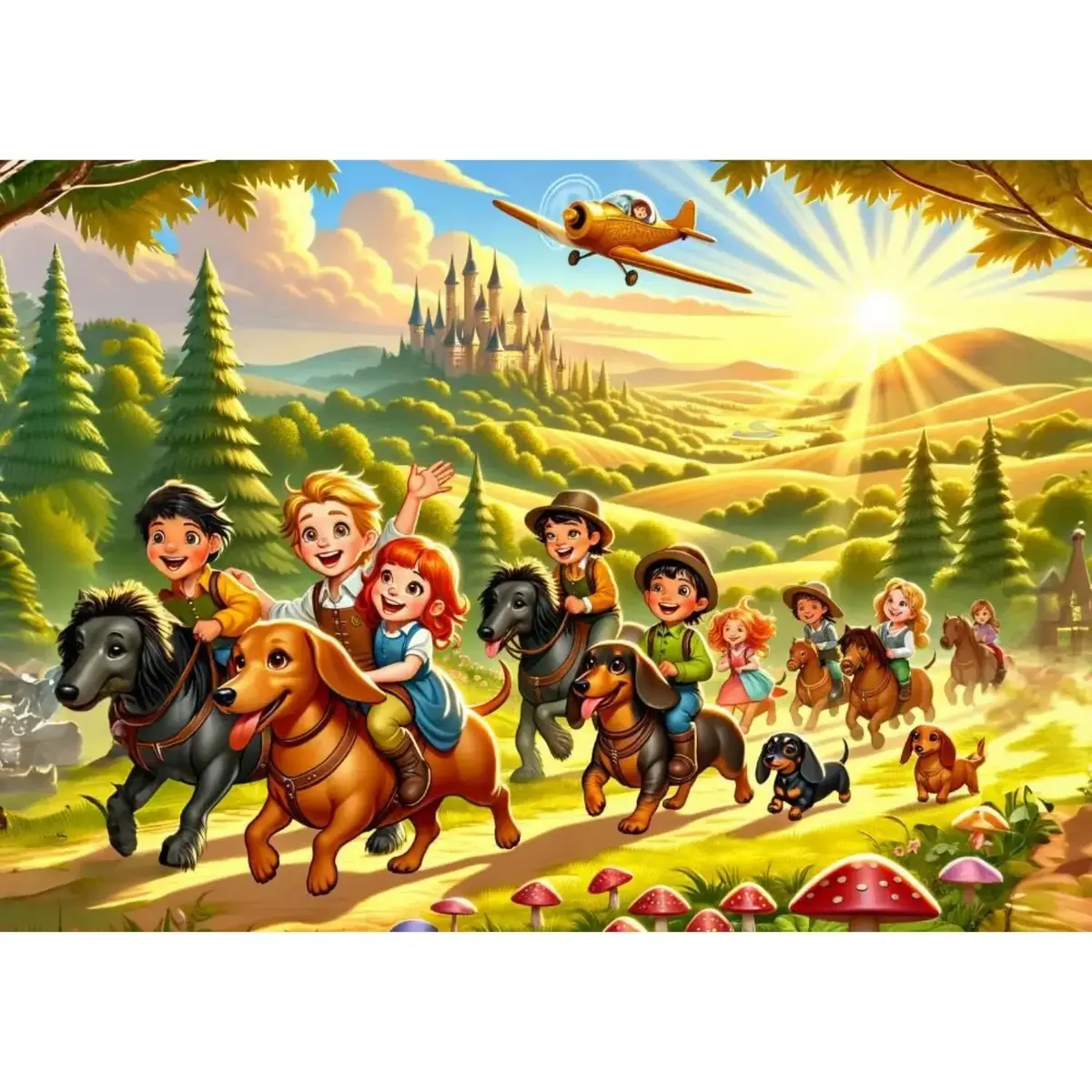 Art Çocuk Ormanda Keşif 100 Parça Puzzle