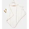 Bibaby Havlu Twinn Duck 75x75cm Ekru - Pembe