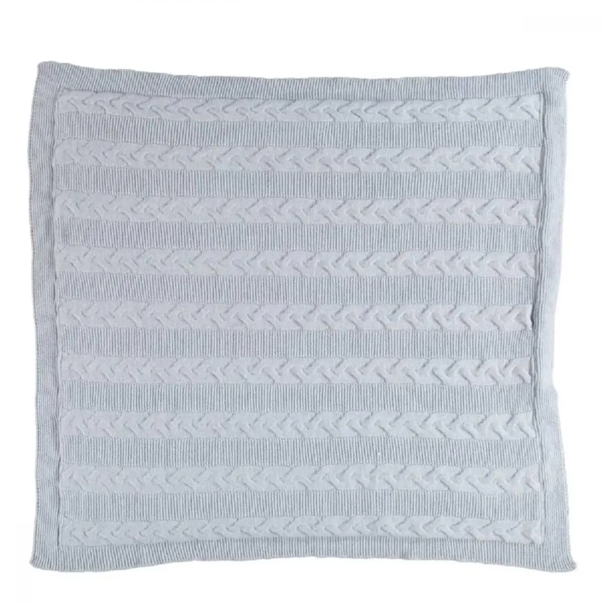 Bibaby Battaniye Zincir Triko Mavi Bibaby Battaniye Zincir Triko Mavi