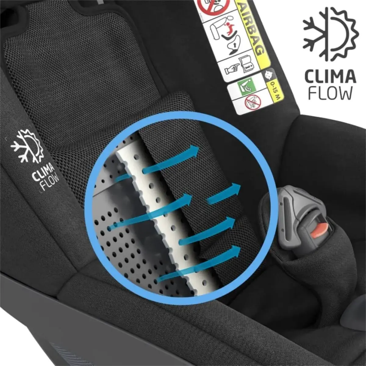 Maxi Cosi Pearl 360 Oto Koltuğu 9-18 Kg Authentic Black