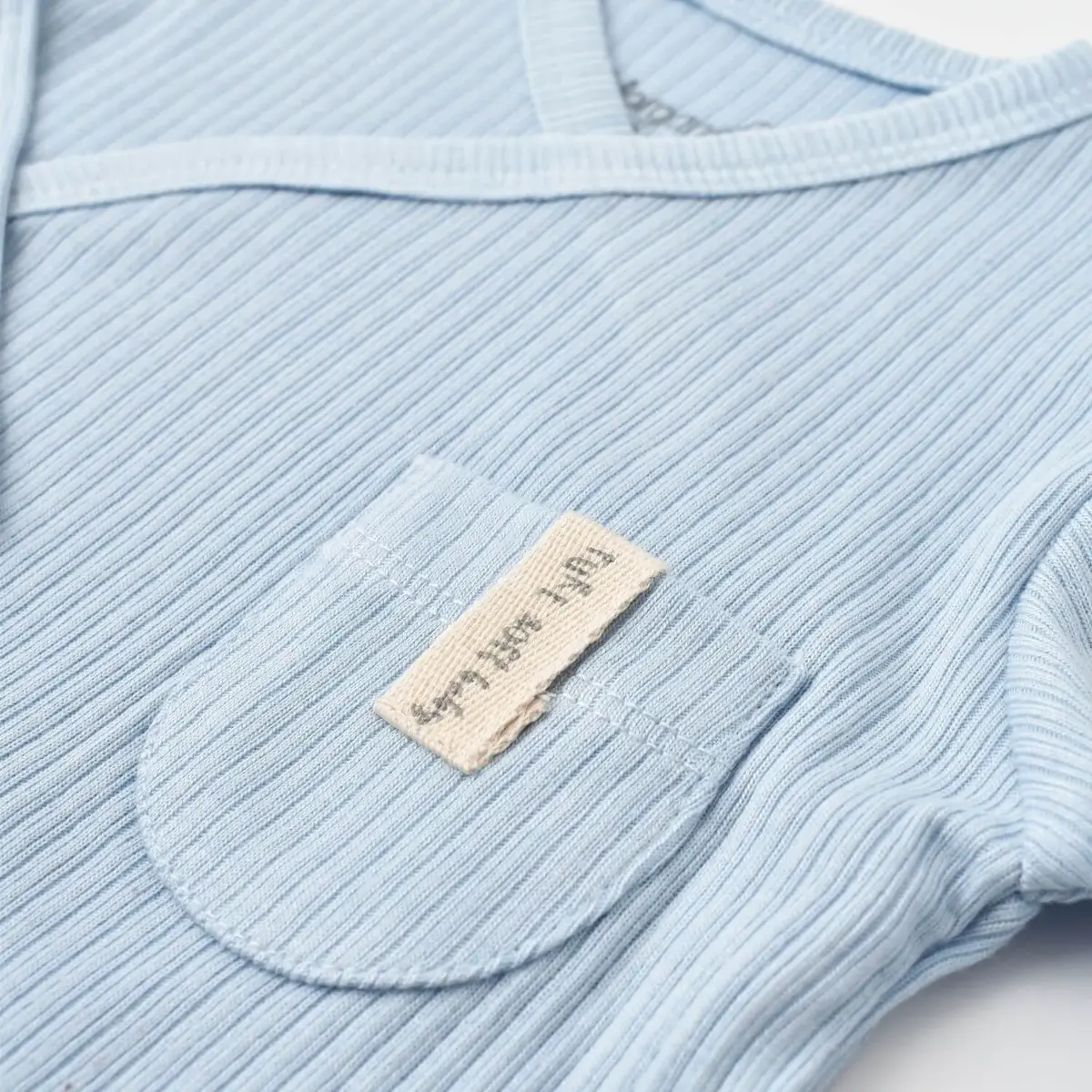 Bibaby Organik Zıbın Takımı 3lü Soft Modal Mavi