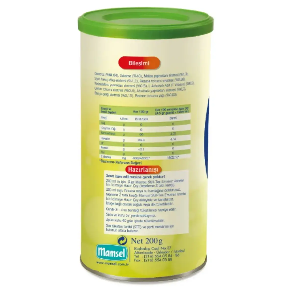 Mamsel Still Tea 200gr