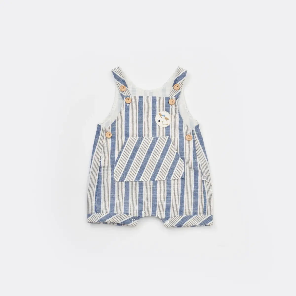 Bibaby Salopet Tulum Stripe Sytle Lacivert - Bej