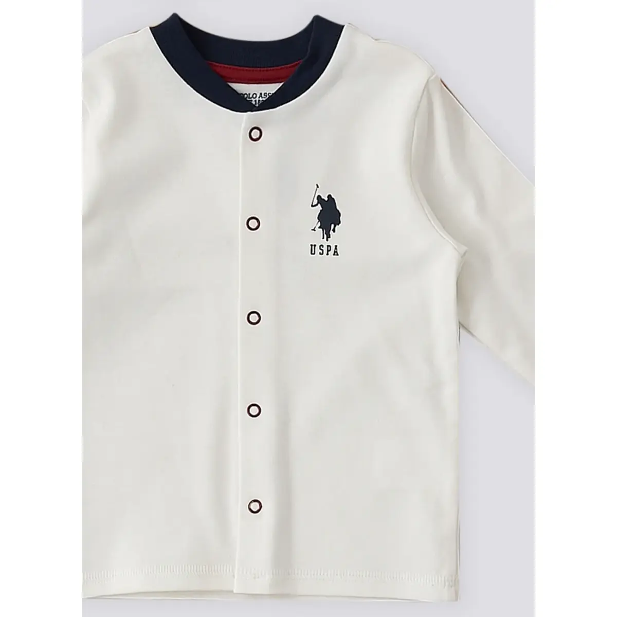U.S. Polo 3lü Takım Patikli Krem