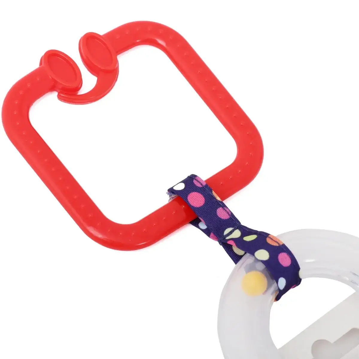 Babyjem Titreşimli Çıngıraklı Puset Oyuncağı Pembe İnek