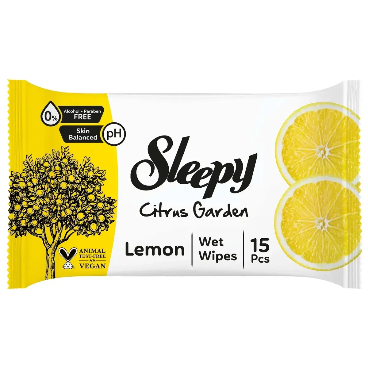 Sleepy Naranciye Bahçesi Cep Mendili 3x15