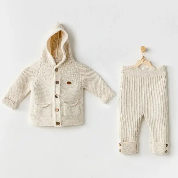 Andy Wawa 2li Takım Triko Bej Melanj