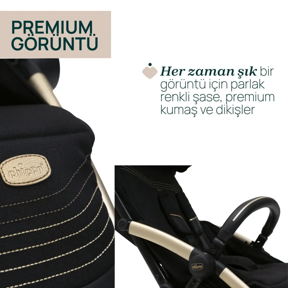 Chicco Goody XPlus Kabin Bebek Arabası Dark Shadow