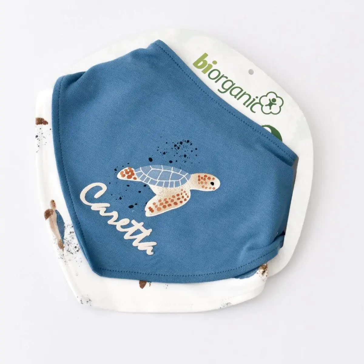 Bibaby Organik Fular Önlük 2li Caretta In Live İndigo