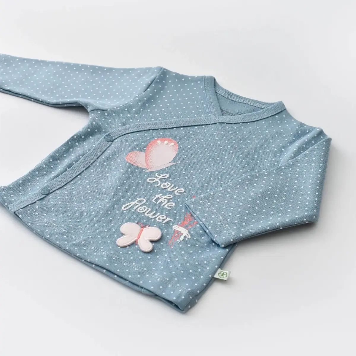 Bibaby Organik Hastane Çıkışı 5li Wild Flowers Spring Blue