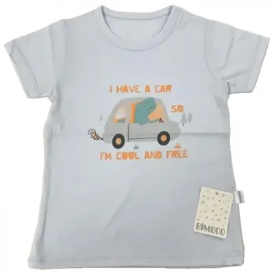 Bibaby T-Shirt Bimboo Free Mavi