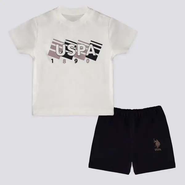U.S. Polo 2li Takım T-Shirt Krem