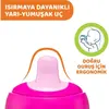 Chicco Yarı Yumuşak Uçlu Alıştırma Bardağı 6+ Ay Kız