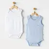 Andy Wawa Atlet Body 2li Jacquard Basic Mavi - Beyaz