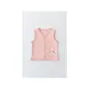 Bibaby Organik Yelek Live Color Rabbit Somon
