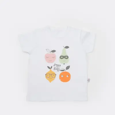 Bibaby T-Shirt Bimini The Fruit Beyaz