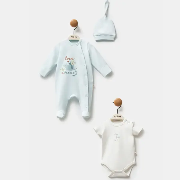 Moi Noi Tulum Bodyli Şapkalı Palmiye