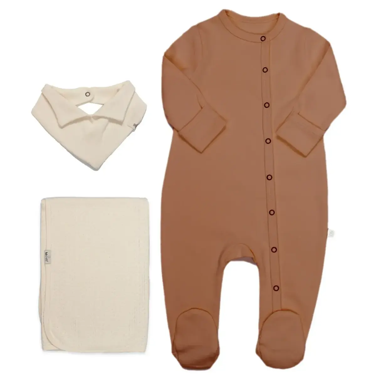 Bistyle Tulum Battaniyeli Gentleman Ekru - Kahverengi