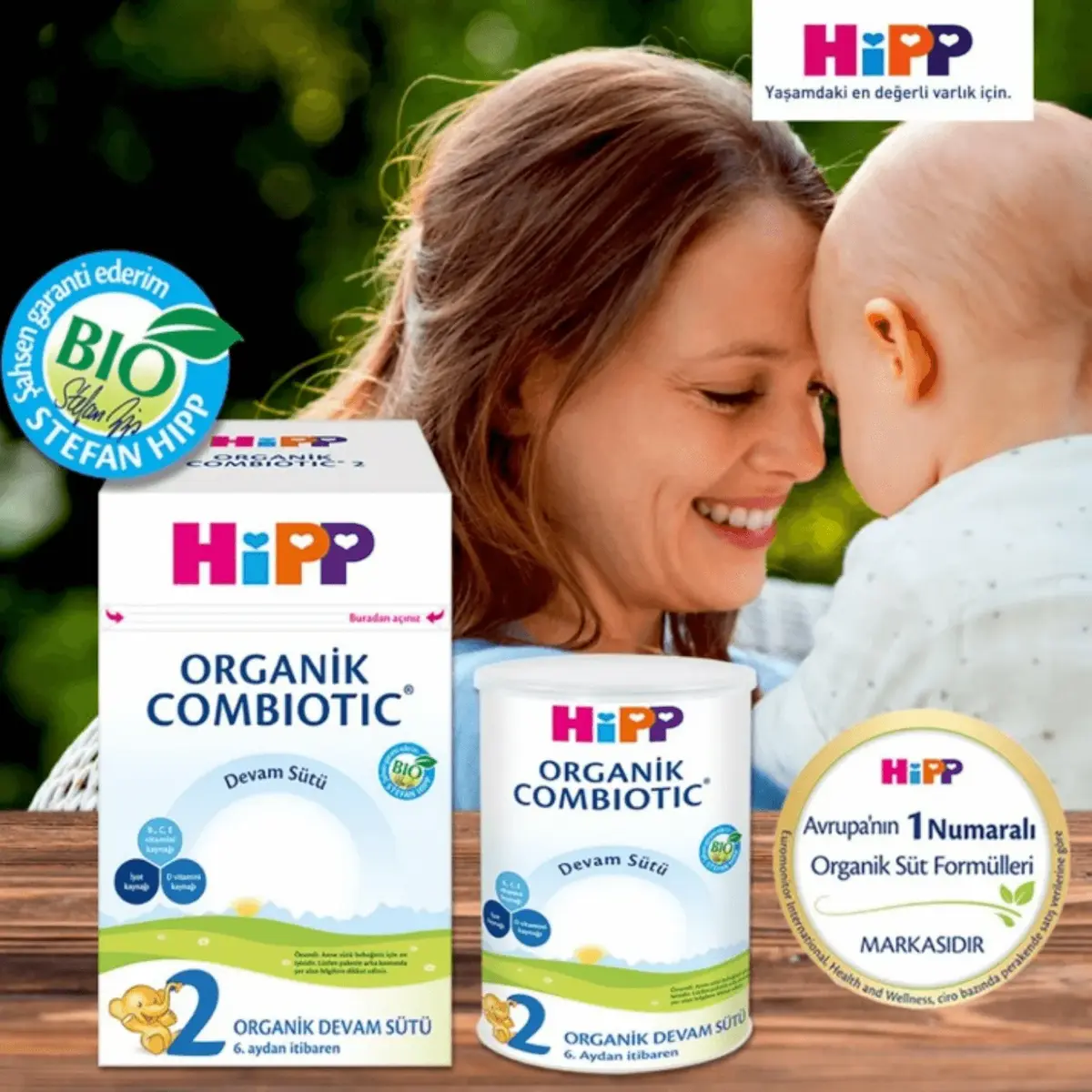 Hipp 1 Organik Combiotic Bebek Sütü 350 gr x3