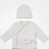 Bibaby Külot 3lü Canvas Flowers Boy Baby Gri