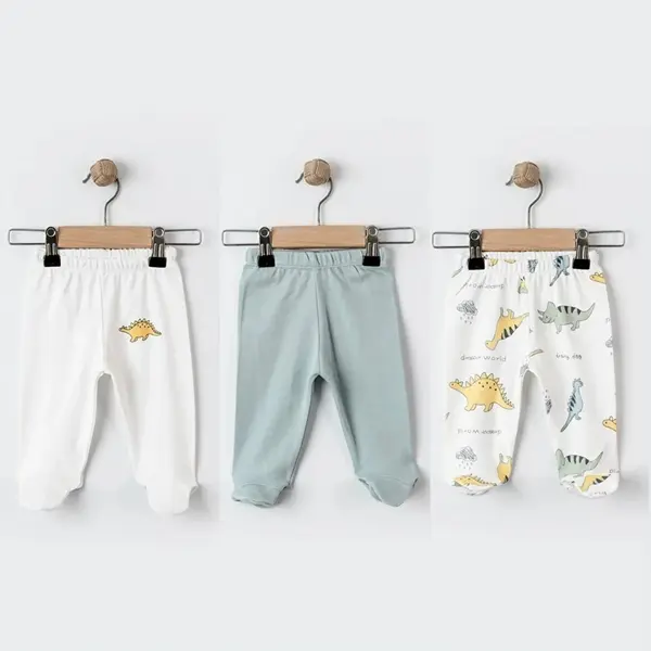 Tiffany Pantolon Patikli 3lü Dinosaur Theme