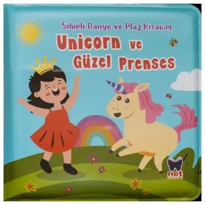 Sihirli Banyo Ve Plaj Kitabım Unicorn Ve Güzel Prenses