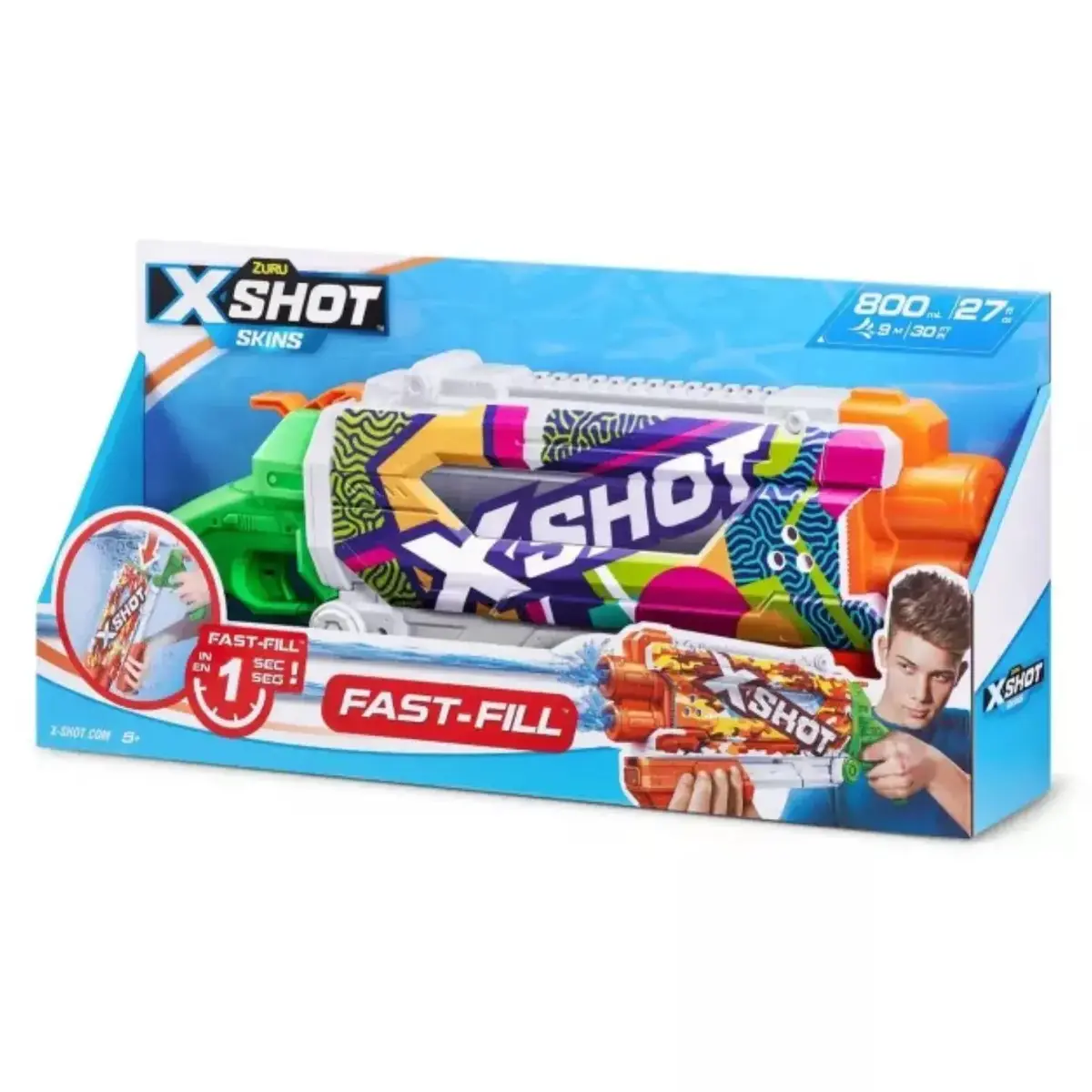 X-Shot Water Su Tabancası Nano Fast-Fıll Skins 100Ml