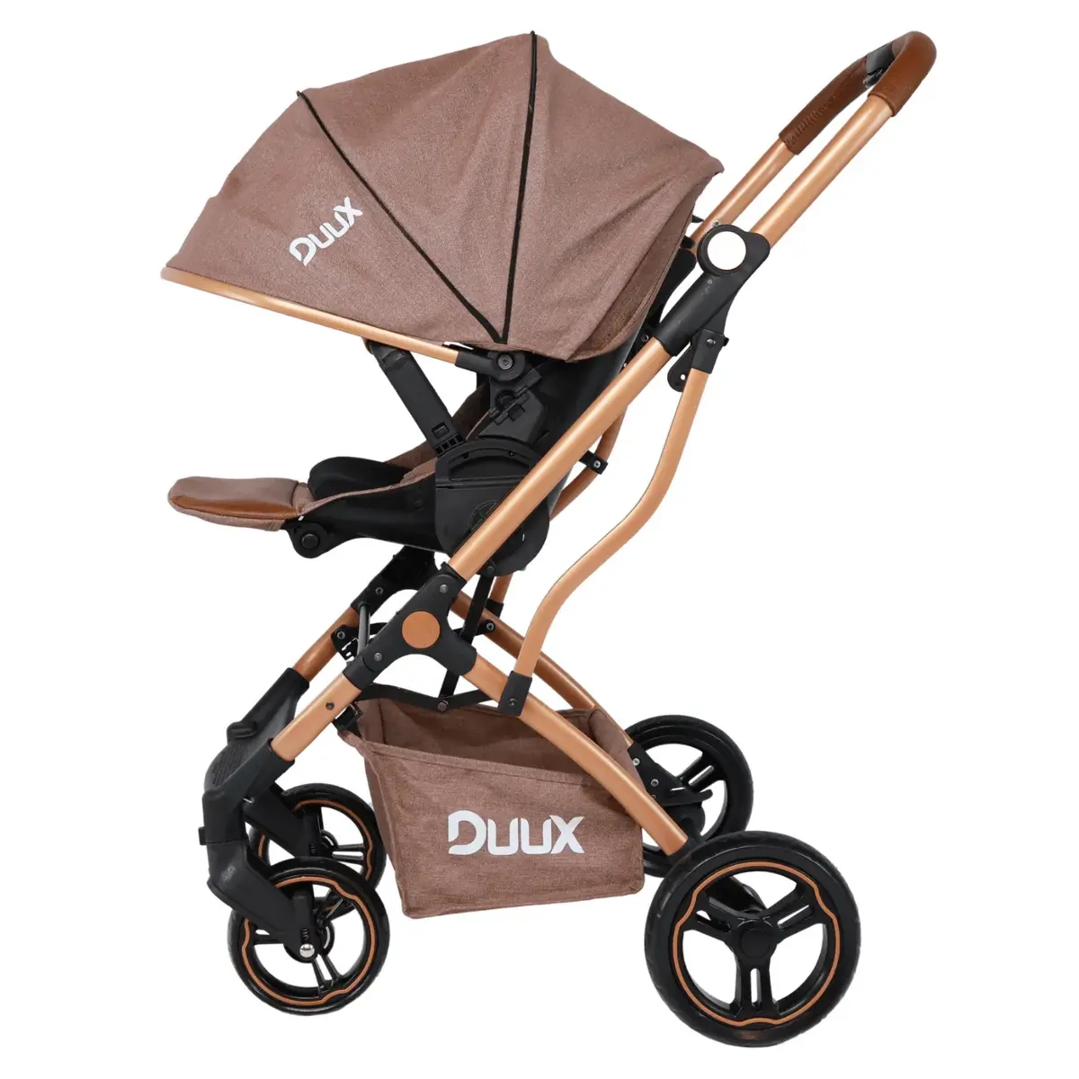 Duux One Travel Sistem Bebek Arabası Gold Kahve