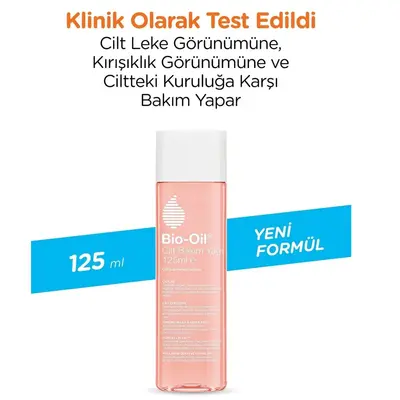 Bio-Oil Çatlak Karşıtı & Nemlendirici Cilt Bakım Yağı Yeni Formül 125 ml