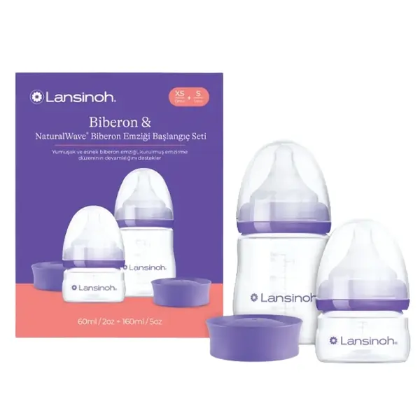 Lansinoh Yenidoğan PP Biberon Seti 2li 60 ml + 160 ml 0+Ay