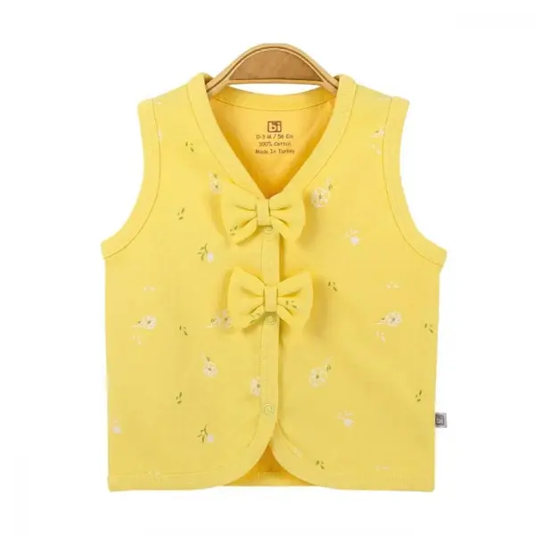 Bibaby Yelek Hello Dreams Sarı - Ekru