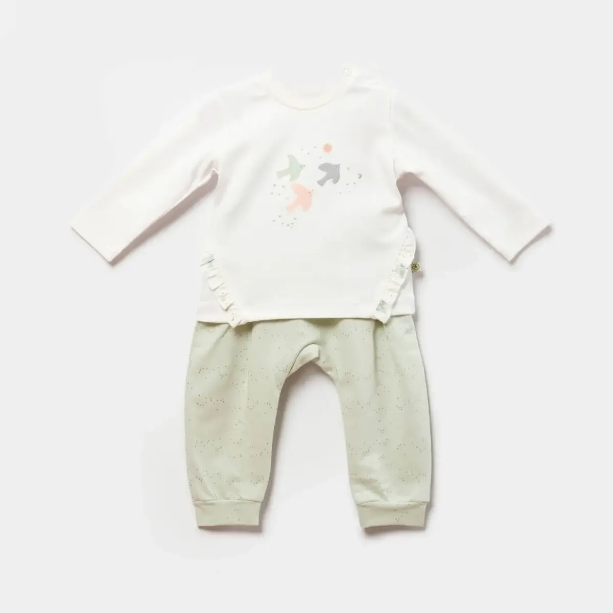 Bibaby Organik 2li Takım Tiny Birds 