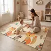 Holmen Katlanabilir Oyun Matı Minik Hayvanlar Soft 150x200x1 Cm