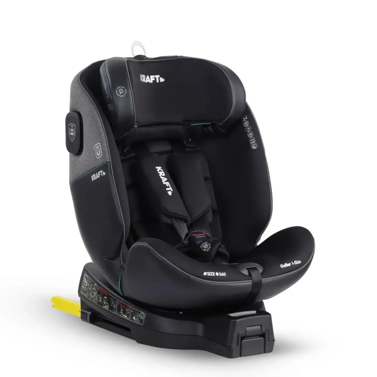 Kraft Galler I-Size Oto Koltuğu 0-36 Kg Black