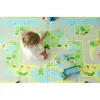 Coolmats Yeşil Parkur Katlanabilir Oyun Matı 200x130x1 cm 