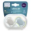 Philips Avent SCF349/01 Ultra Air Silikon Emzik 2li 18+ Ay Nighttime Renkli