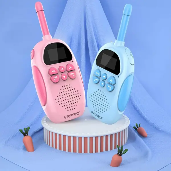 Vrpro Bebek Telsizi Walkie Talkie Mavi-Pembe