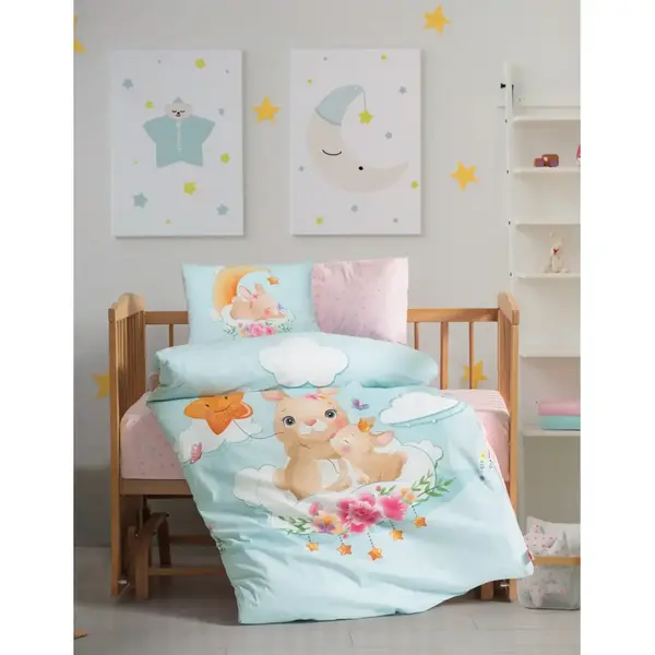 Cottonbox Bebek Nevresim Takımı Sleeper Mint