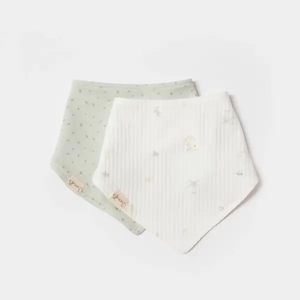 Bibaby Organik Önlük 2li Koala Jungle Mint