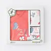 Bibaby Organik Hastane Çıkışı 5li Wild Flowers Coral