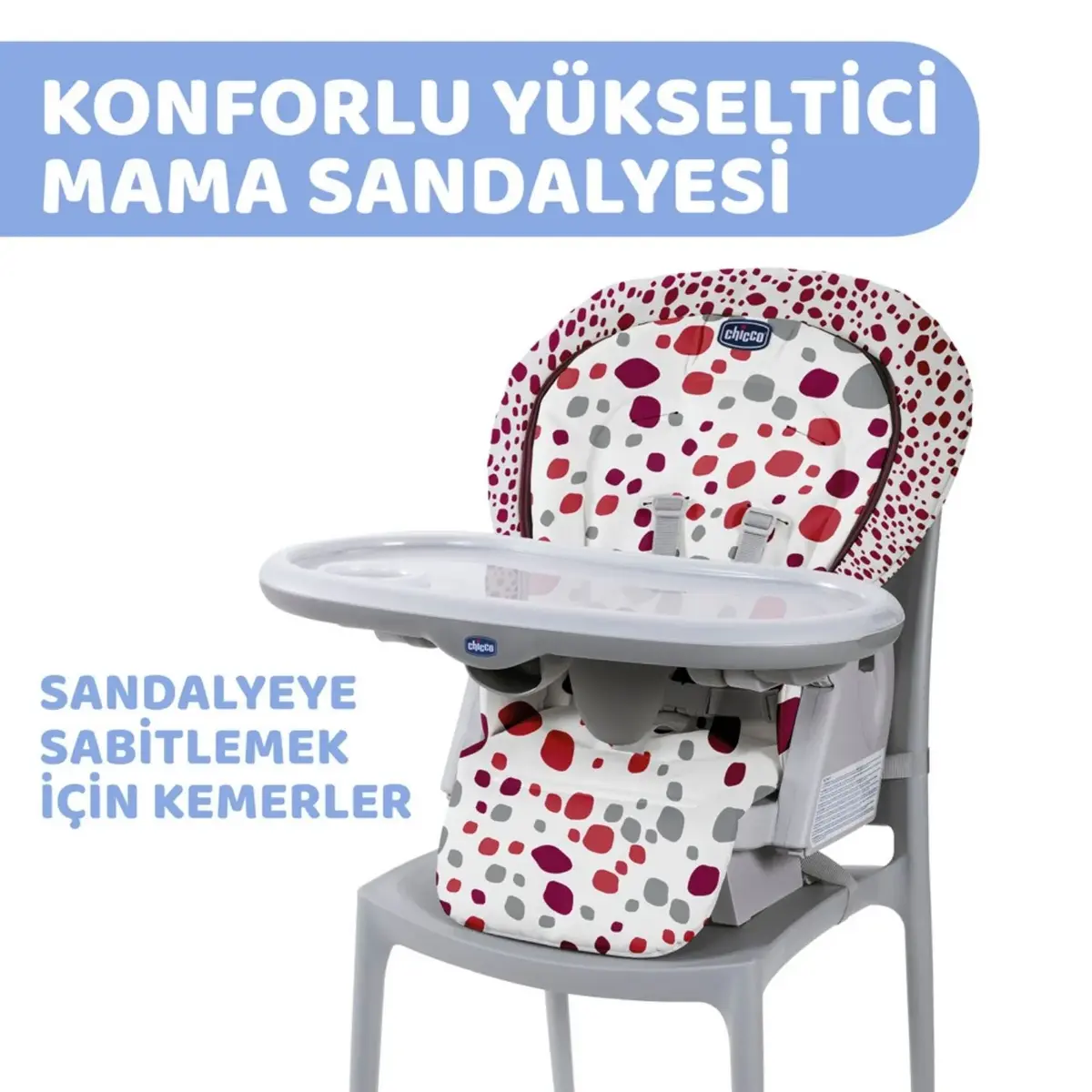 Chicco Polly Progres5 Mama Sandalyesi Cherry