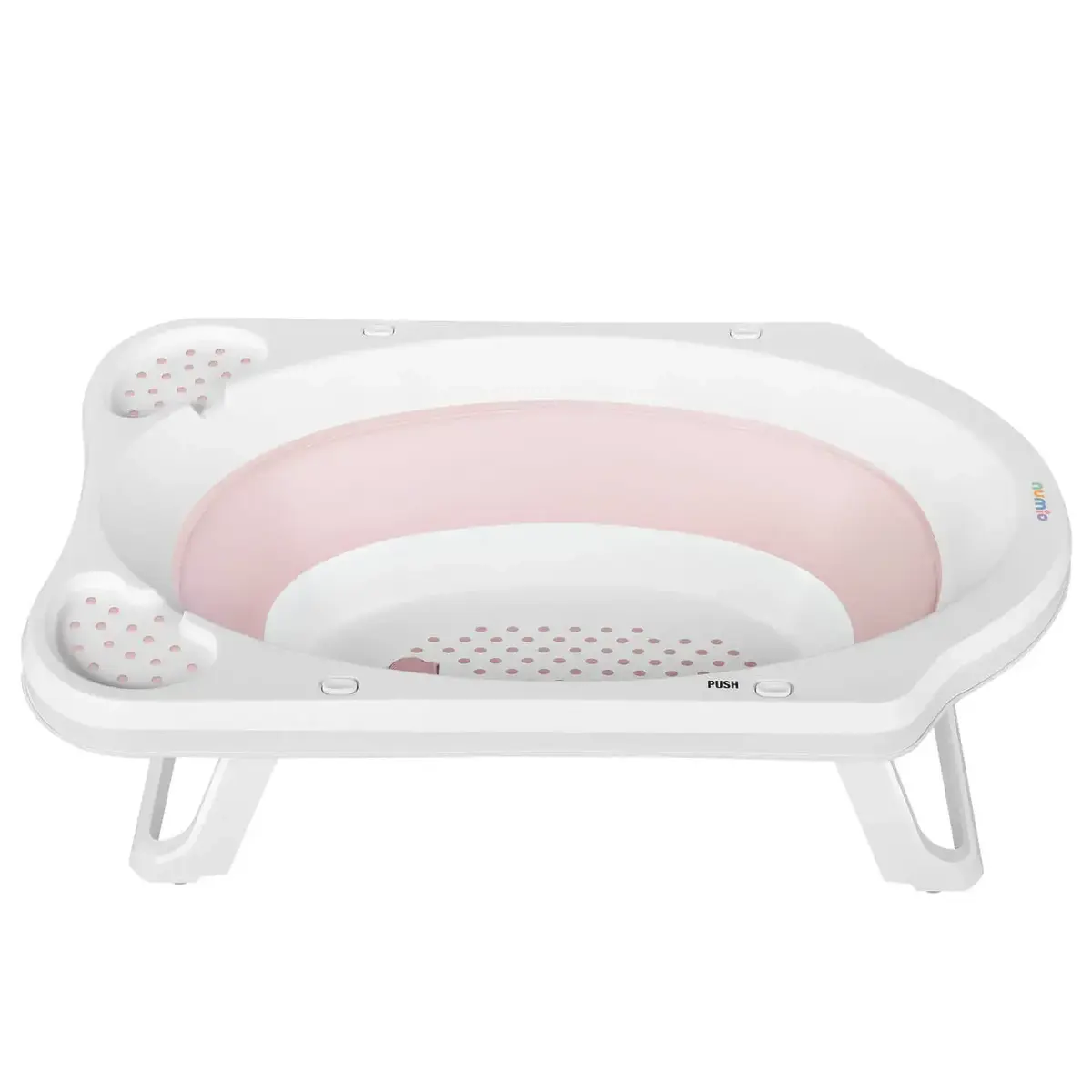 Numio Katlanabilir Bebek Banyo Seti 5li Pembe