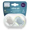 Philips Avent SCF349/01 Ultra Air Silikon Emzik 2li 18+ Ay Nighttime Renkli