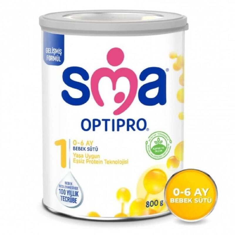 Sma OptiPro Probiyotik 1 Bebek Sütü 800 gr 0-6 Ay