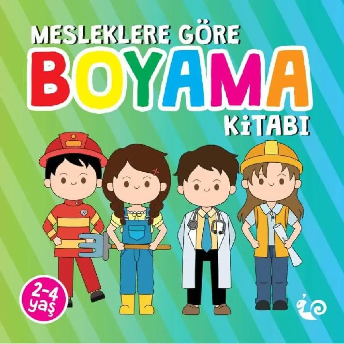 Mesleklere Göre 24 Sayfa Boyama Kitabı 