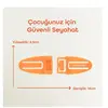 Gezenbebe Bebek Emniyet Kemer Klipsi Orange